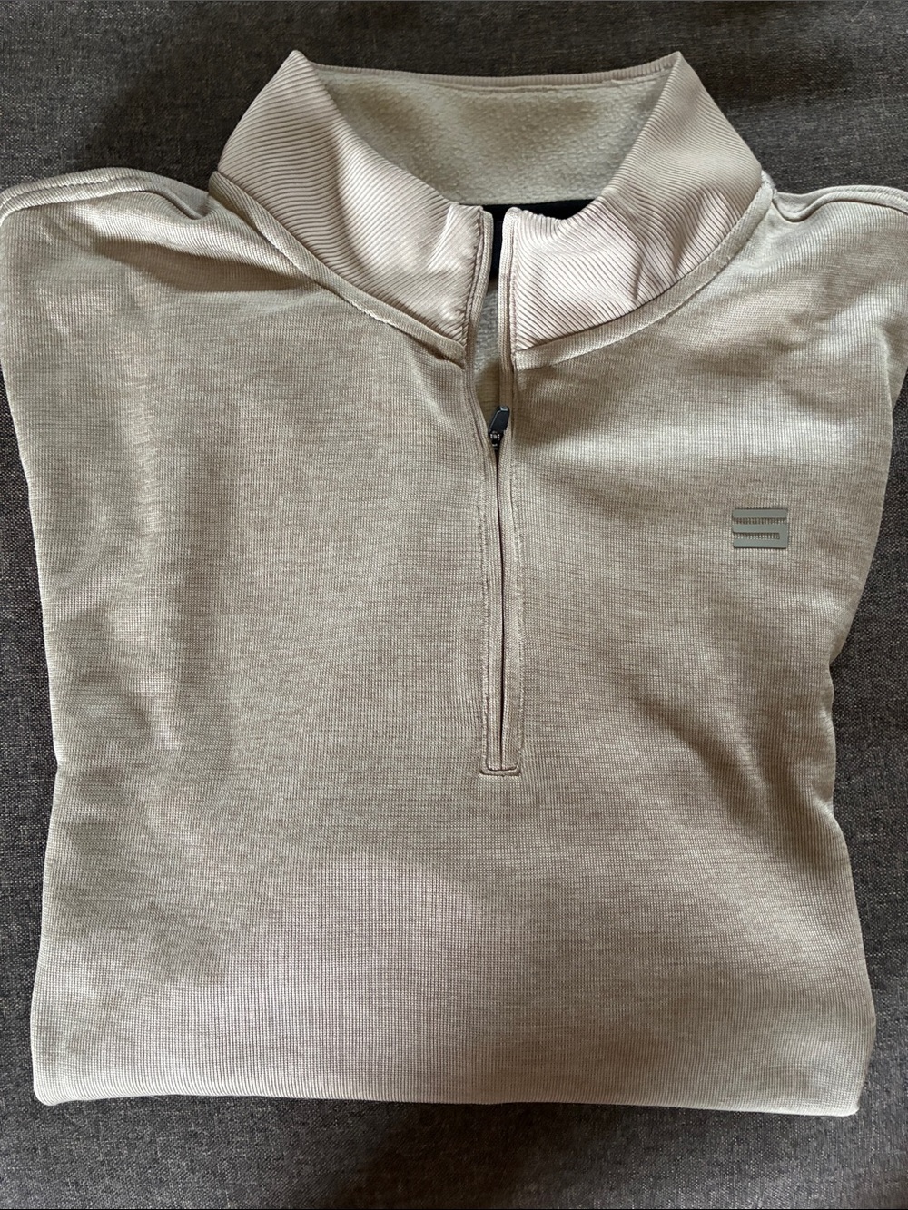 Oatmeal Men’s Quarter-Zip Pullover